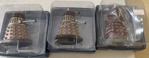 Doctor who dalek figures - 3x,