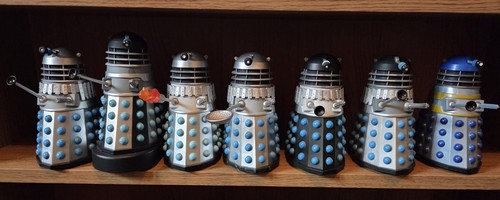Dalek action figures - b&m,
